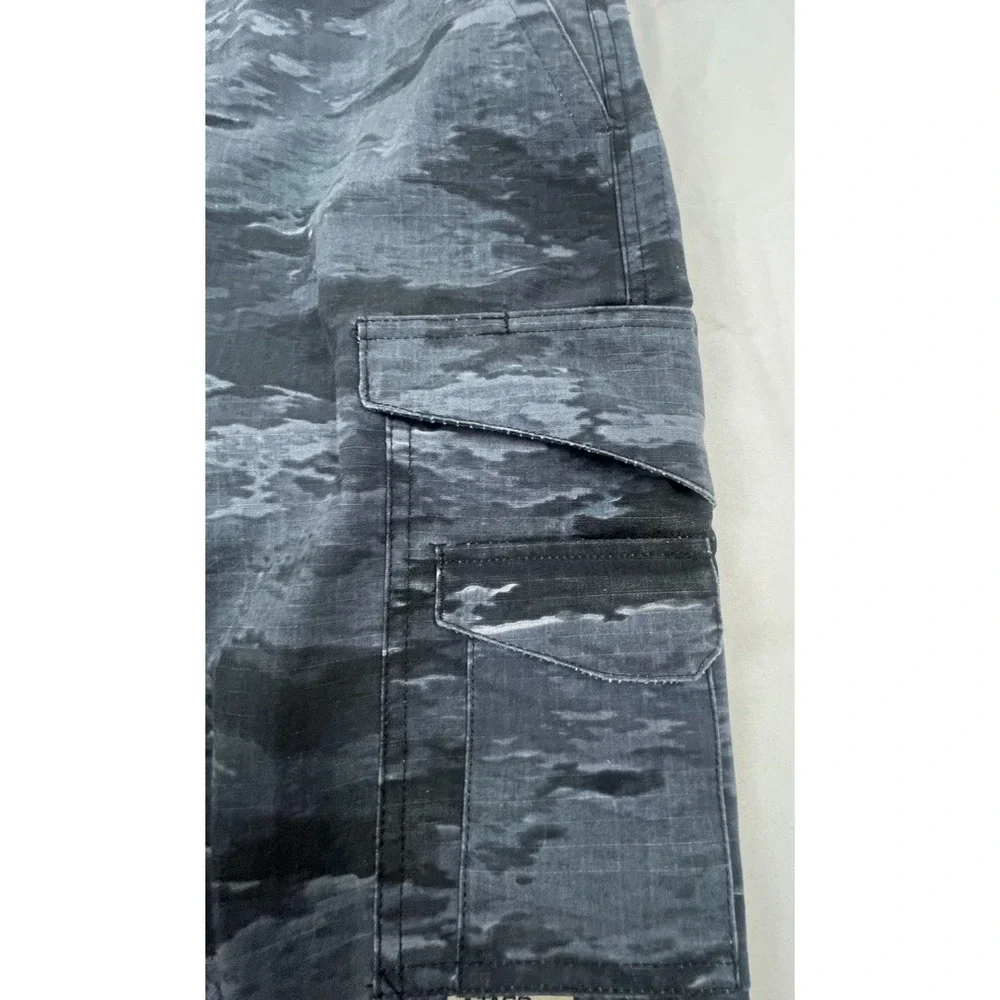 TRU-SPEC TACTICAL CARGO PANTS MENS 36X32 BLUE GREY TIGER CAMO RIPSTOP MILITARY